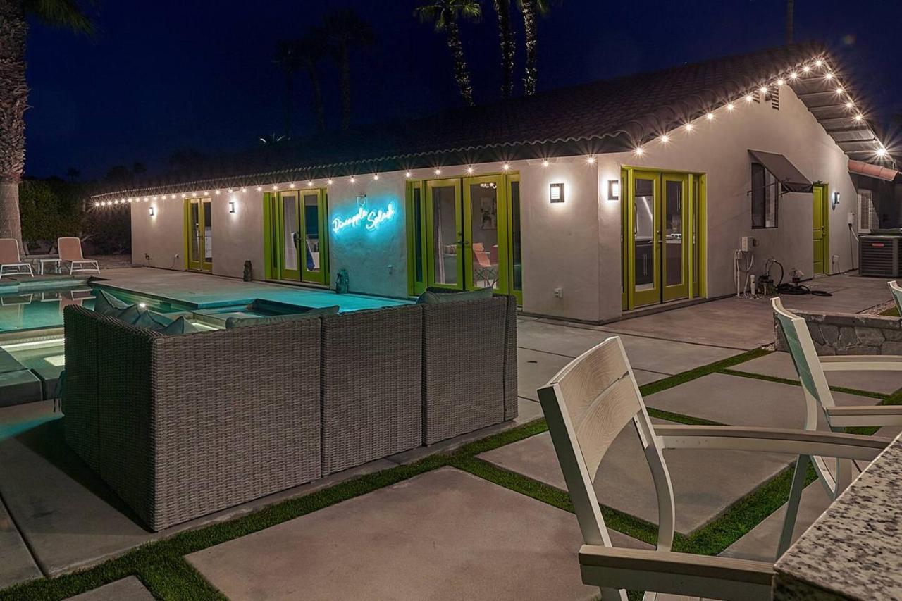 Pineapple Splash! Complete Privacy! Salt Pool! Palm Springs Extérieur photo