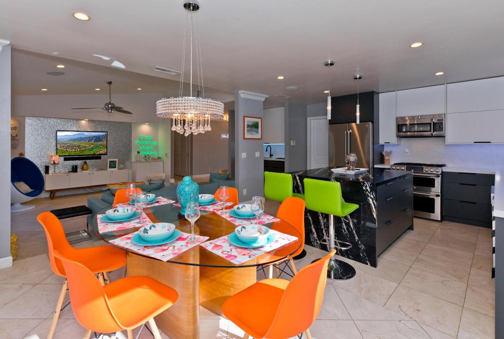 Pineapple Splash! Complete Privacy! Salt Pool! Palm Springs Extérieur photo